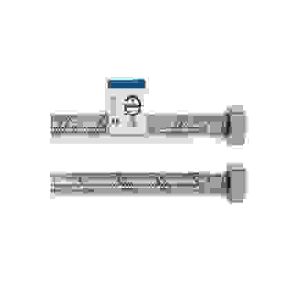 Подводка гибкая д/воды латунь Н1/2"-Н1/2" L=1,0м 01418 AQUALINE