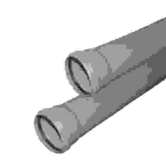 Труба BASE ф 50 с раструбом L=0.15 м, вн.канализ.толщ.ст.1.8 (180) VALFEX