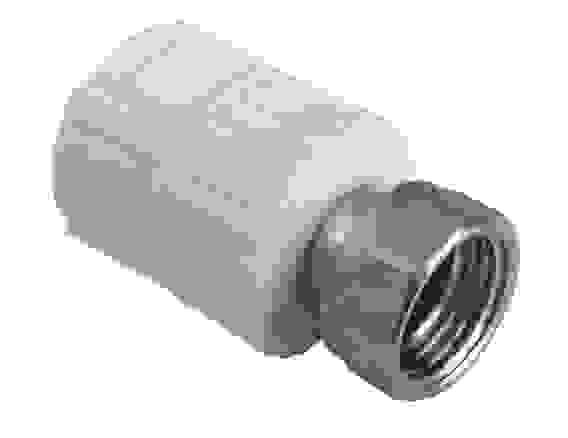 Муфта с накидной гайкой 20*3/4 (100/20) (Valfex) БЕЛАЯ