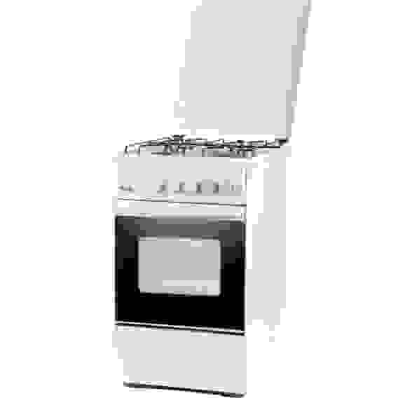 Газ.плита Лада NOVA RG 24044W(Flama RG2401 еврогорелки,газ-конт.дух.,хоз.отсек,мет.крышка)(АРТ 426)