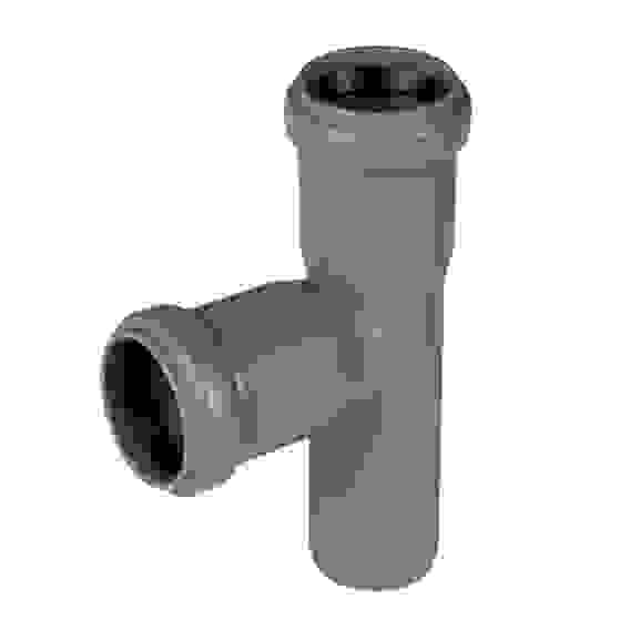 Тройник канализационный ПП 110/75/87° серый RTP